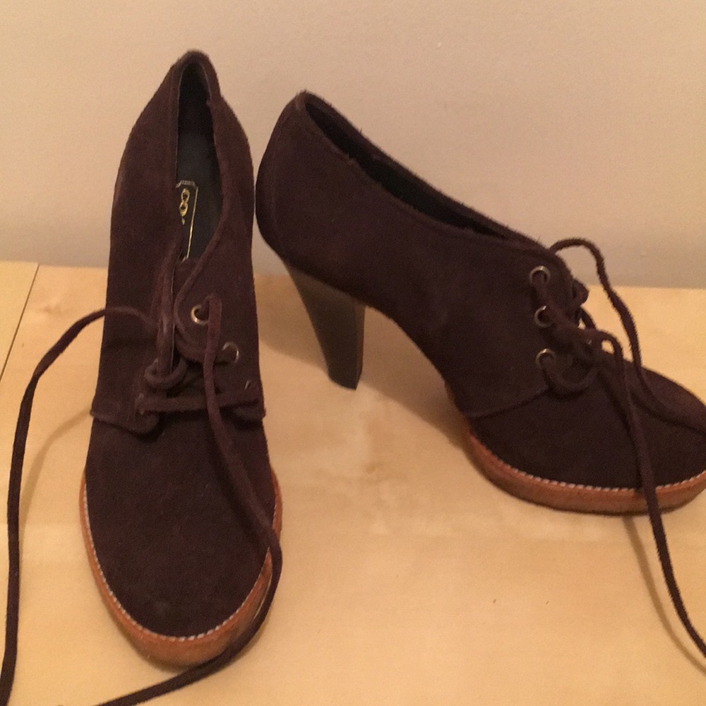 Coach suede booties